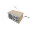 Batérie pre rádio Retro Aux MP3 AM a sieťové drevo_3
