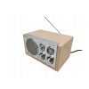 Batérie pre rádio Retro Aux MP3 AM a sieťové drevo_5