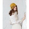 FASCINÁTORSKÝ Klobúk MUSTARD WOOL RETRO_1