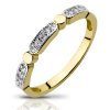 Očarujúce zlatý Prsteň s Cyrkoniami 333 r21_8