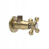 UHLOVÝ VENTIL 1 / 2x1 / 2 RETRO MOSADZ ANTIQUE KERRA_3