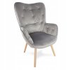 ARMCHAIR USZAK v škandinávskom štýle RETRO OBÝVACIA IZBA F906G_0