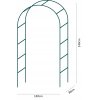 Perangola -  ARCH PERGOLA 240cm PRE KVETY RUŽOVÉ KOTVY_3