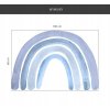 Nálepka na stenu akvarelová dúha, šírka 100 cm_8