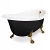 Retro samostatne stojaca vaňa Balexim 158 cm čierna_3