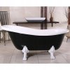 Retro samostatne stojaca vaňa Balexim 158 cm čierna_7