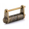 PADLOCK LOCK RETRO VINTAGE KÓD KÓD ZÁMOK HESLO_3