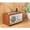 Rádio Retro Classic USB SD DREVO Prvé Rakúsko_12