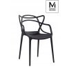 MODESTO stolička HILO čierna - polypropylén_1