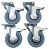 Sada koliesok 100 mm 4 ks Kolesá Koleso Nábytkové koliesko_1