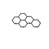 Steny záves kovové HEXAGON Med Oblečenie 35 cm_1
