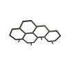 Steny záves kovové HEXAGON Med Oblečenie 35 cm_2