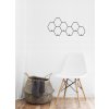 Steny záves kovové HEXAGON Med Oblečenie 35 cm_3