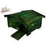 EKO-Dom pre JEŽKO drevené Den Box na hniezdenie_4