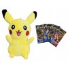 Pokémoni - Mascot Pikachu Plush 25 cm + 80 Pokemon karty_0