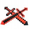 MINECRAFT  - Drevený meč Minecraft Red-Black 48cm Hit_2