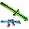 MINECRAFT  - Minecraft set meč + puška LED zvuk_0