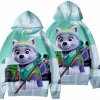 PAW Patrol - Psovitá mikina Patrol 3D labky veľkosti Everest tracker_0