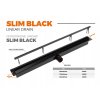 Sprchový žľab - LINEÁRNY ČIERNY ODVOD SLIM 85CM NEREZ_4