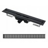 Sprchový žľab - Lineárny odtok s roštom APZ1BLACK 750 BLACK_0