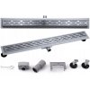 Sprchový žľab - LINEÁRNY ODTOK 70 cm NÍZKY 52 mm SIFÓN 2v1 LINE_0