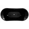 Samostatne stojaca akrylátová vaňa Čierna 170 cm_3