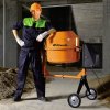 Miešačka - BETÓNOVÝ MIEŠAČ 180 160l MIEŠAČ 1300 W KLADIVOVÝ MIEŠAČ BETÓNU_7