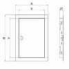 Revízne dvierka - AUDITOVÝCH DVEROVÝCH KOVOVÝCH ČISTÍKA 15x30 hrad_3