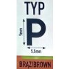 Pásky samolepiace pre Windows P TYP HNEDÉ 100m_2