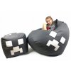 Detský sedací vak - pufa - PUFA Seat XXXL poufs ples darček Minecraft_4