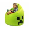 Detský sedací vak - pufa - PUFA Seat XXXL poufs ples darček Minecraft_7