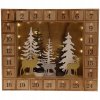 Adventný kalendár - Drevený adventný kalendár s LED osvetlenie_4