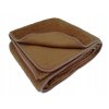 VLNENÁ DEKA 180x200 CAMEL HNEDÁ / TMAVO CAMEL_3