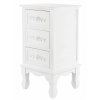 BEDSIDE TABLE RETRO VINTAGE BEDSIDE TABLE WHITE_0