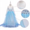 Elsa Frozen - Šaty Outfit Elsa White Elza Land Ice 2 110_8