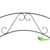 Záhradná oblúková pergola ornament 199 cm KOVOVÁ VYPR