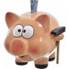 Pokladnička prasiatko s kladivom XL KERAMICKÉ