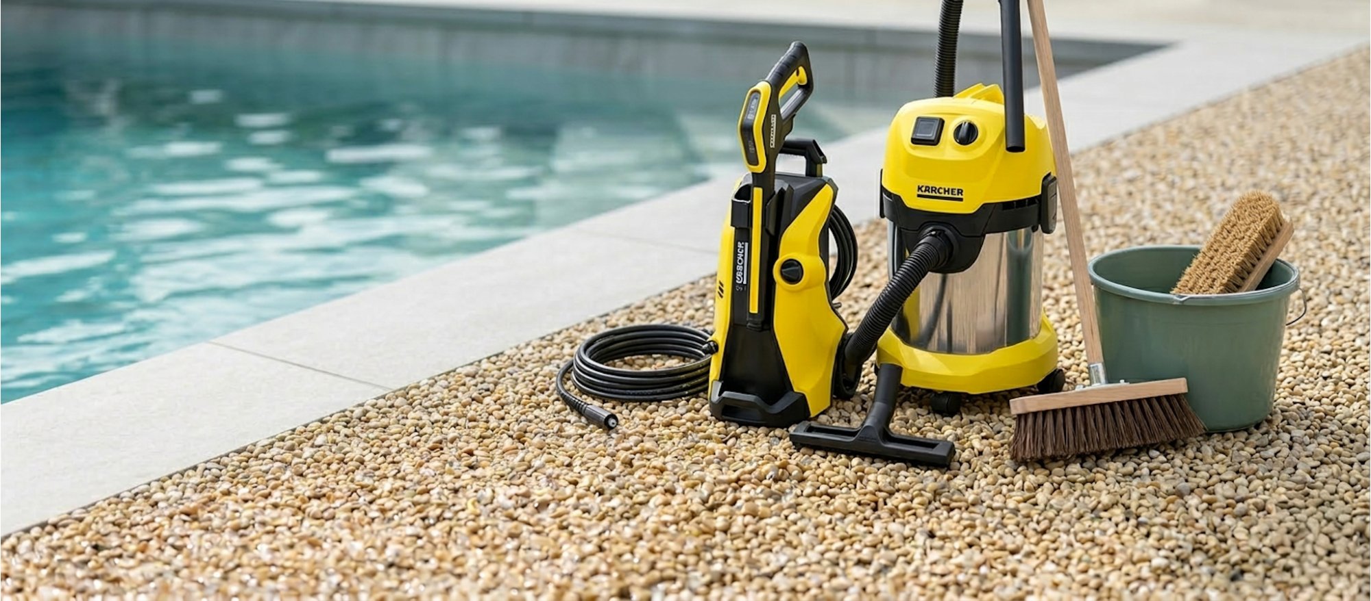 Údržba kamenného koberce