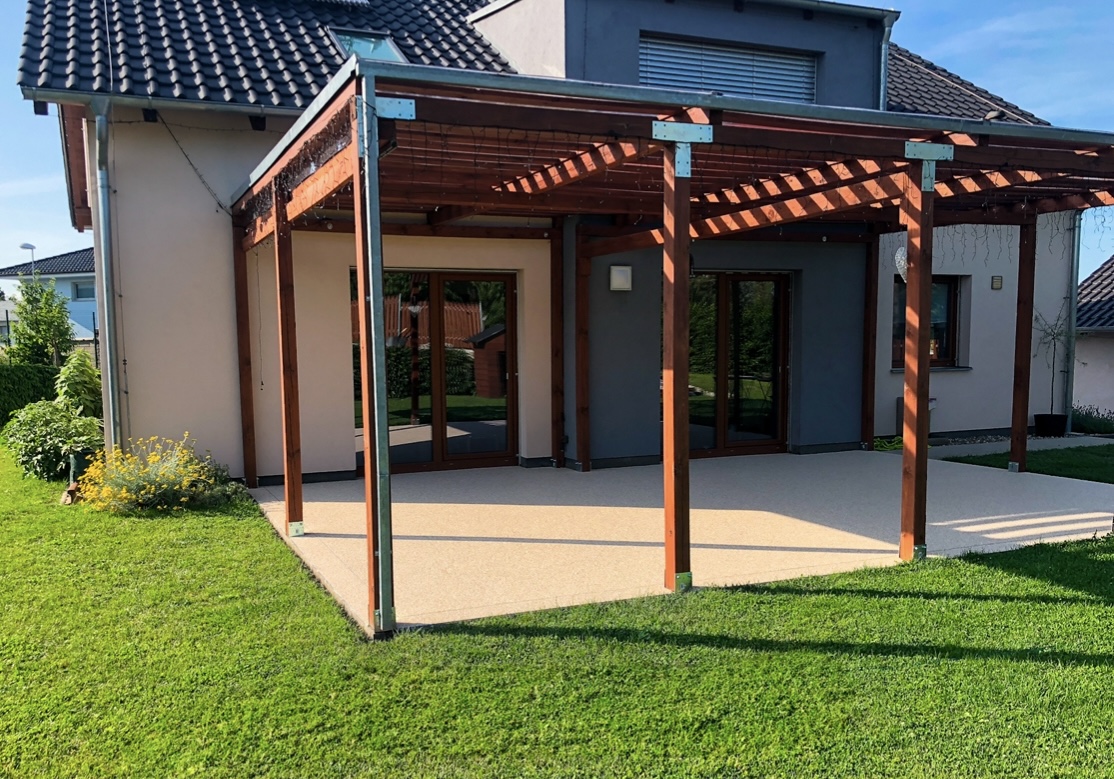 Kamenné koberce - terasy