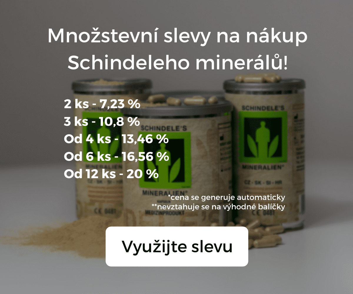 Množstevní slevy - Schindeleho minerály
