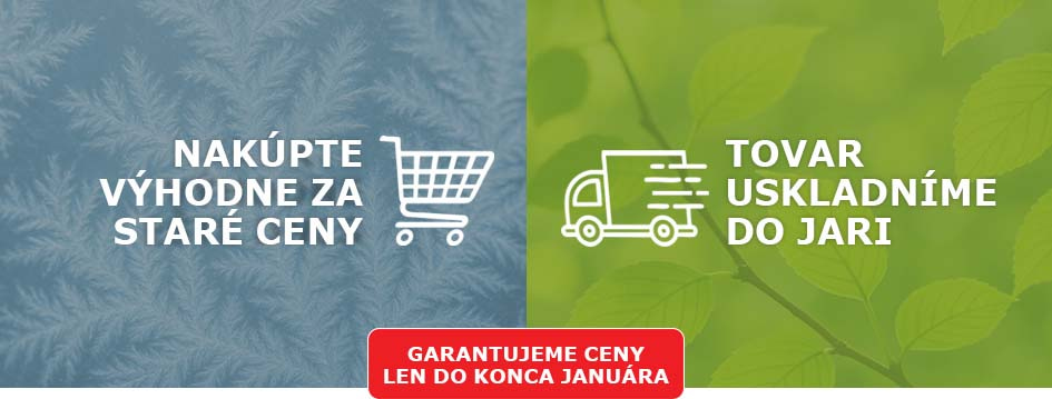Garantujeme ceny len do konca januára