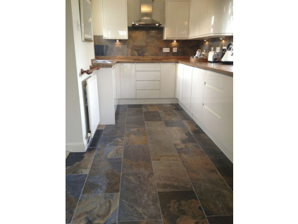 Slate Tile Kitchen