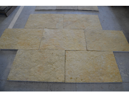 Vápenec Palomino yellow 90 cm x 60 cm x 2,2 cm, prírodný povrch- rezané hrany