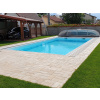 Dlažba okolo bazéna Travertín Classic 30 x 15 x 3 cm | Kameň Skalica