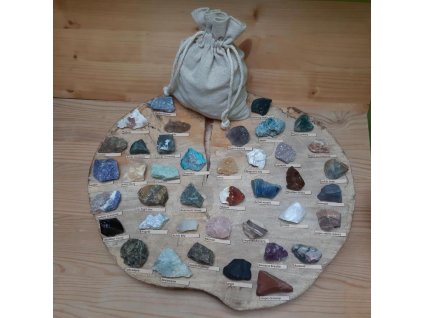 polodrahokamy surove kolekce mix 40 druhu 820g 124953730