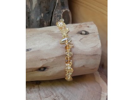 Náramek sekánek Citrín