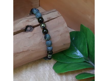 Jaspis kambaba, hematit, onyx 129 Kc