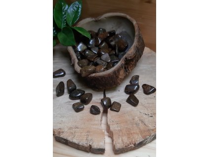 Bronzit tromlovaný kámen Vel. XL 3,5cm