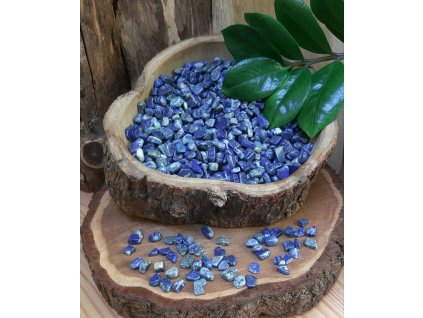 Lapis Lazuli tromlovaný kámen Vel. 0,2-1,2 cm 100g