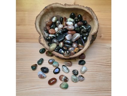 Sardonyx tromlovaný kámen Vel. S 1,5-2cm 100g